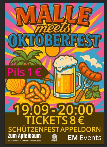 Malle metéts Oktoberfest Apfelbaum