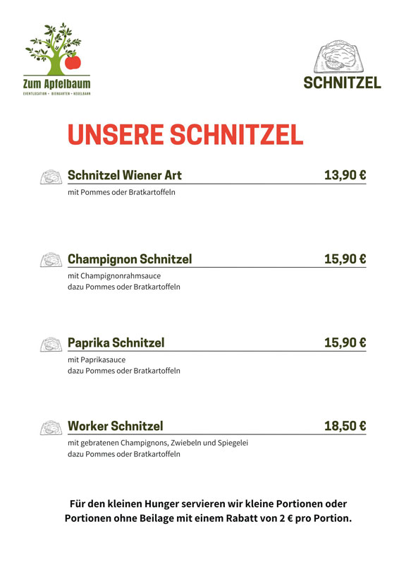 Schnitzelkarte